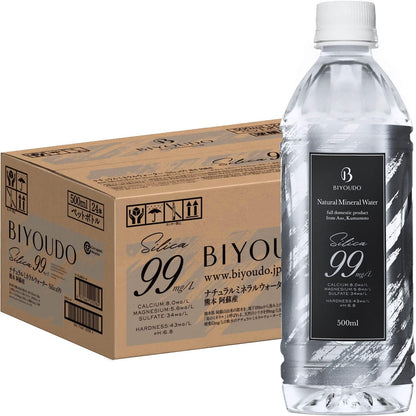 BIYOUDO シリカ水  Silica99 500ml×24本