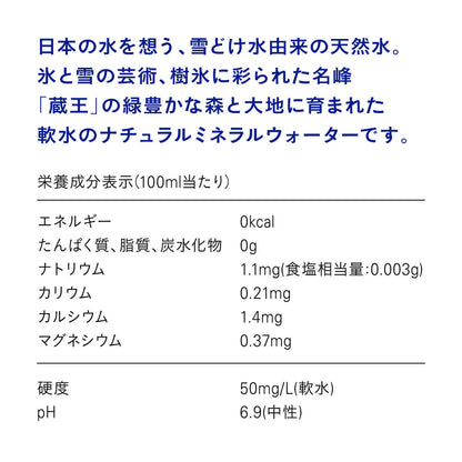 水想い ナチュラルミネラルウォーター 500ml×42本
