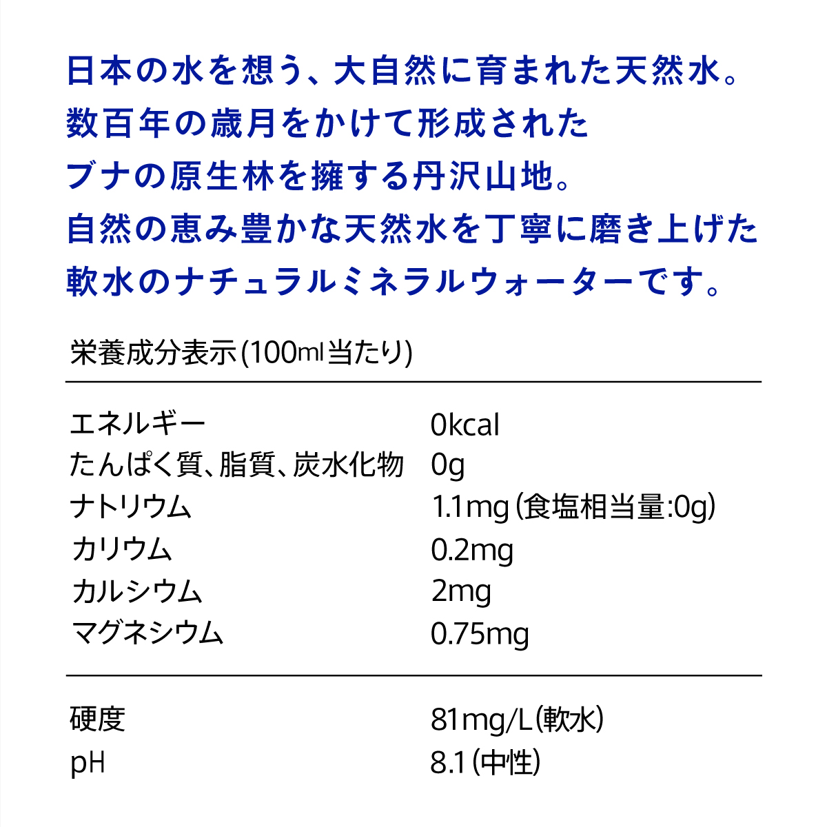 水想い ナチュラルミネラルウォーター ラベルレス 2000ml×9本