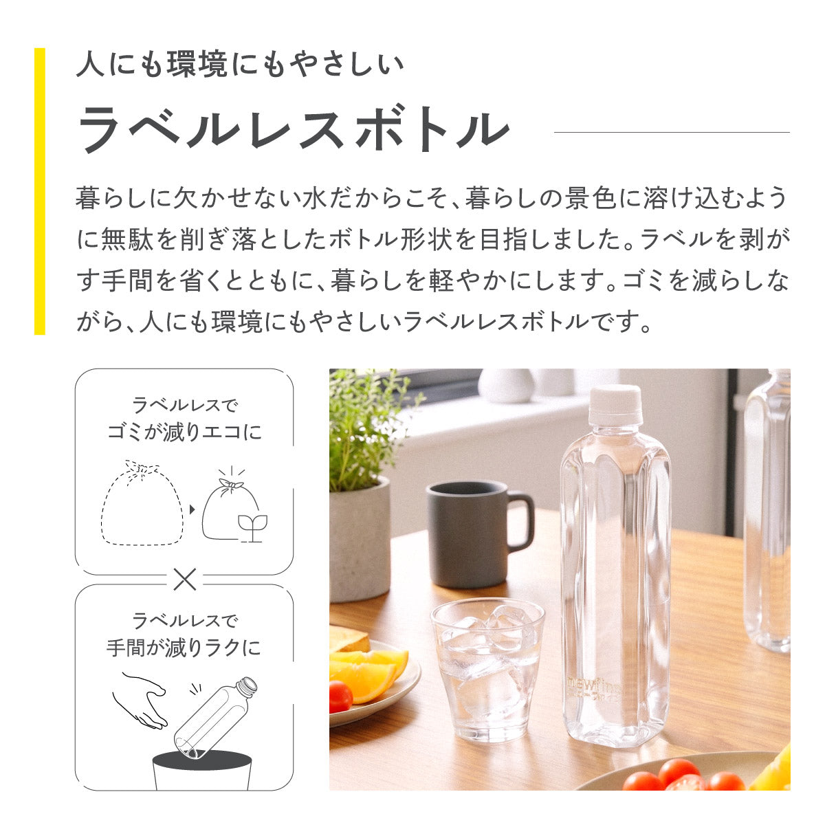 newfine シリカ水 ラベルレス 500ml×45本